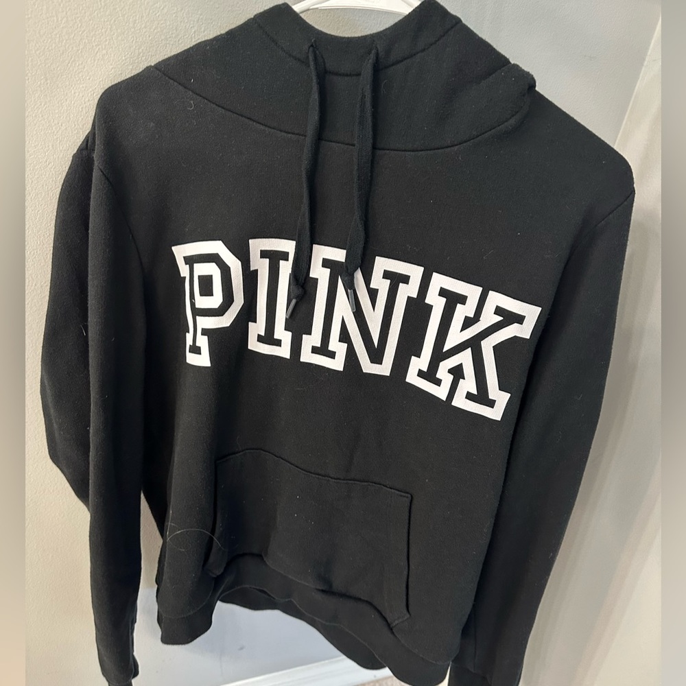Pink Sherpa hoodie